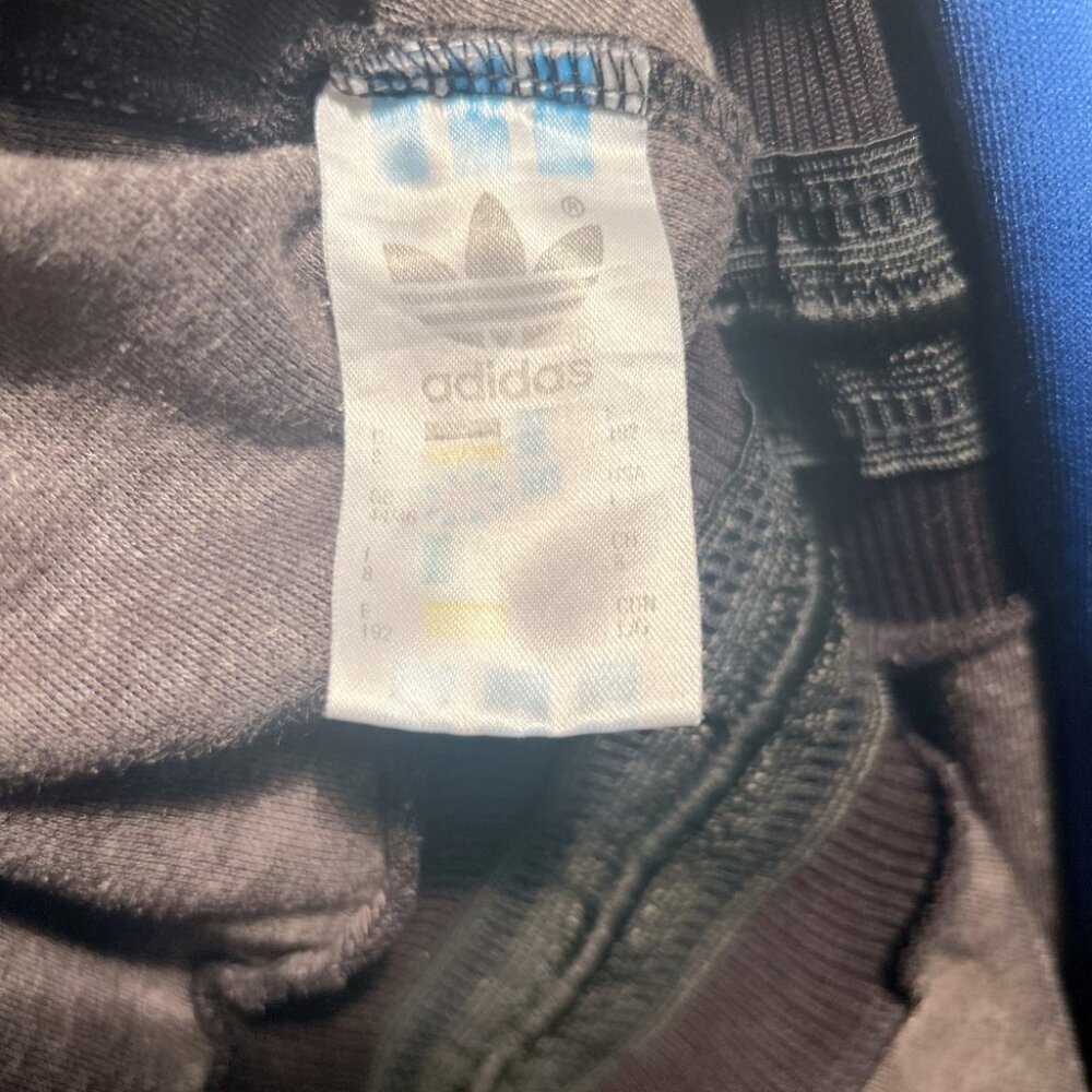 Vintage 80s adidas Blue & Black Boilersuit Dungarees | Unisex One-Piece L - Picture 5 of 6